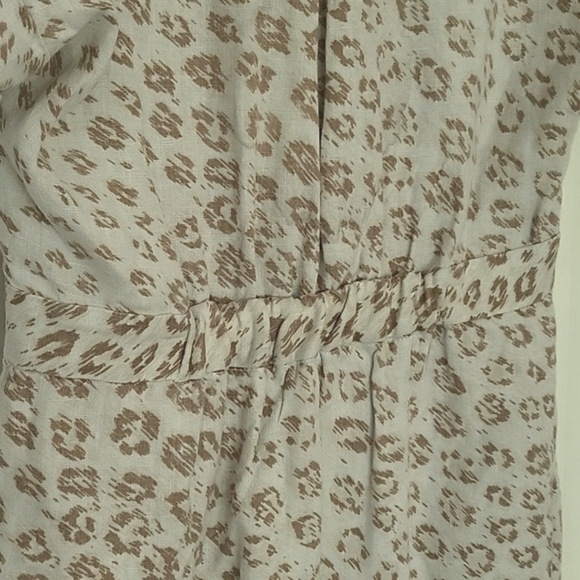 *Final Sale* Joie COADY LEOPARD-PRINTED SHIRT DRESS IN PORCELAIN - Picture 14 of 16